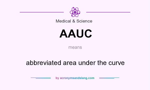 What does AAUC mean? It stands for abbreviated area under the curve