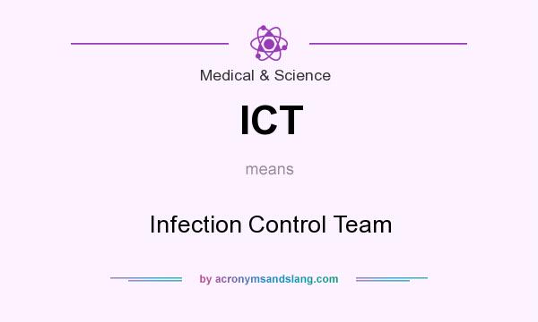 What does ICT mean? It stands for Infection Control Team