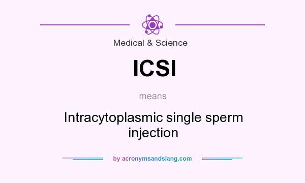 What does ICSI mean? It stands for Intracytoplasmic single sperm injection