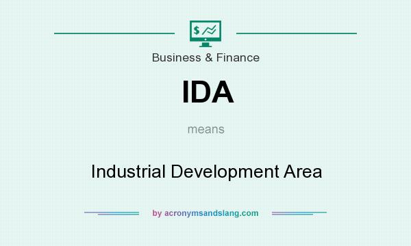 What does IDA mean? It stands for Industrial Development Area