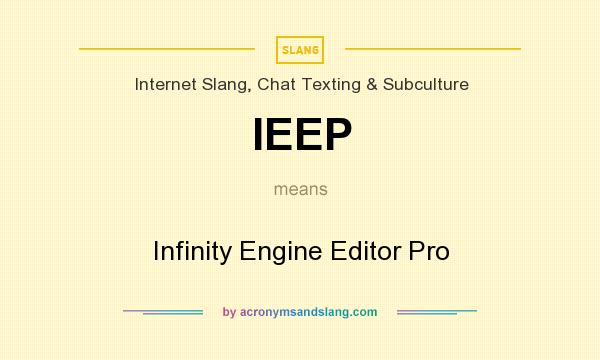 What does IEEP mean? It stands for Infinity Engine Editor Pro