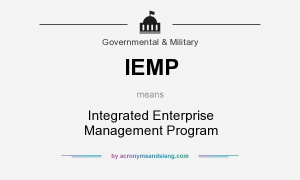 What does IEMP mean? It stands for Integrated Enterprise Management Program
