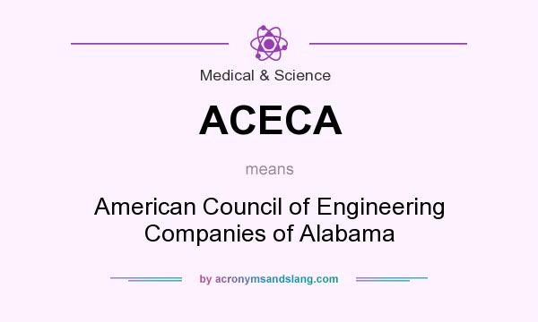 What does ACECA mean? It stands for American Council of Engineering Companies of Alabama