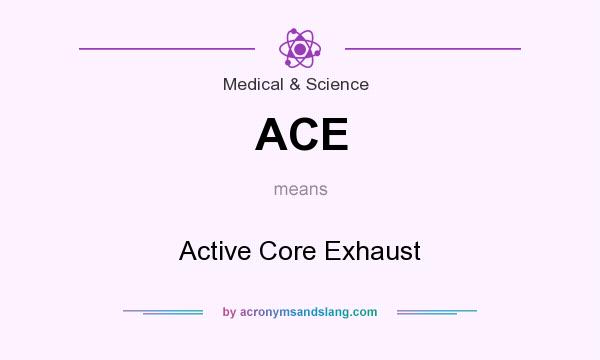 What does ACE mean? It stands for Active Core Exhaust