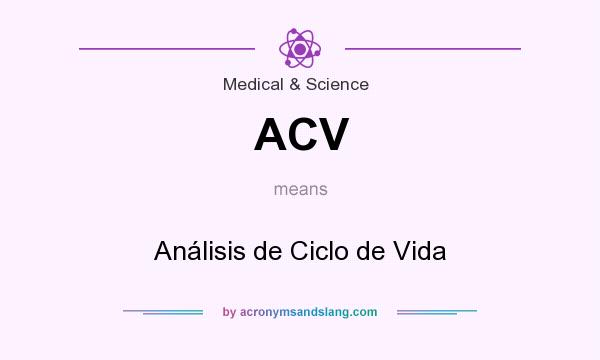 What does ACV mean? It stands for Análisis de Ciclo de Vida