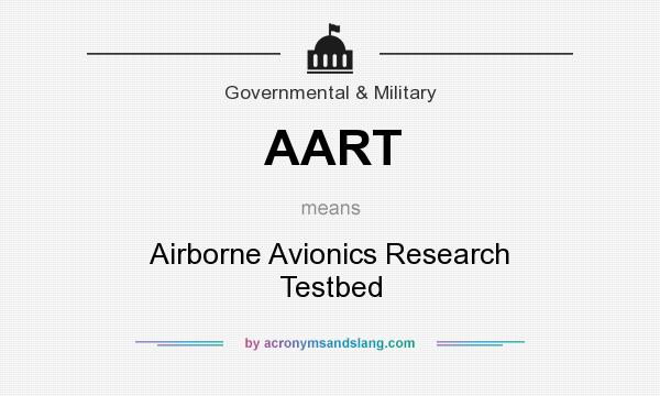 What does AART mean? It stands for Airborne Avionics Research Testbed