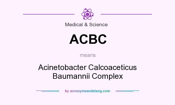 What does ACBC mean? It stands for Acinetobacter Calcoaceticus Baumannii Complex