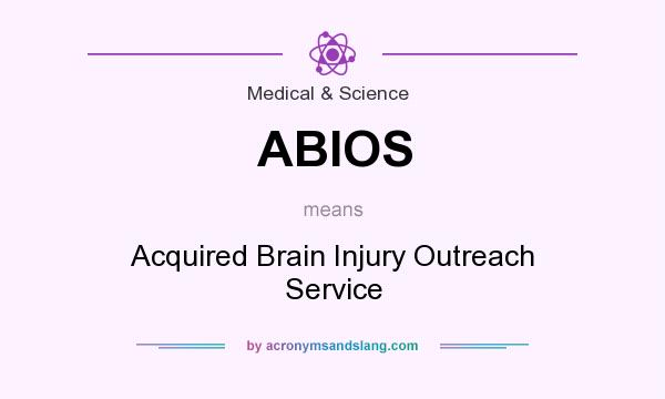 What does ABIOS mean? It stands for Acquired Brain Injury Outreach Service