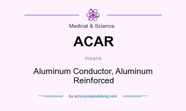 What does ACAR mean? It stands for Aluminum Conductor, Aluminum Reinforced