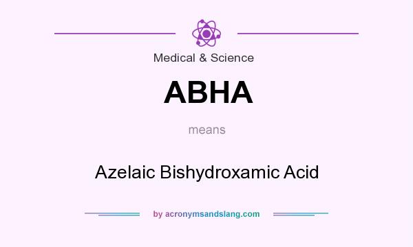 What does ABHA mean? It stands for Azelaic Bishydroxamic Acid