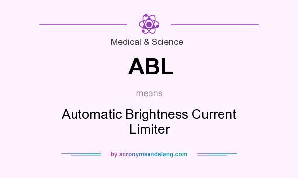 What does ABL mean? It stands for Automatic Brightness Current Limiter