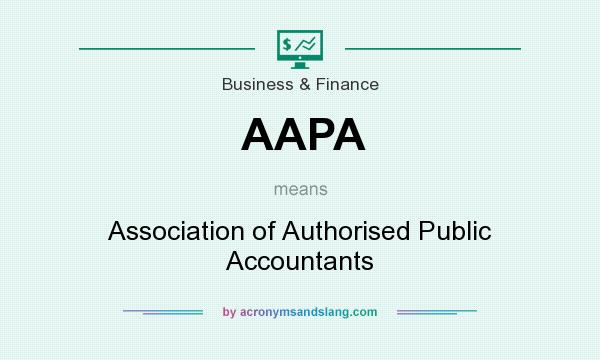 What does AAPA mean? It stands for Association of Authorised Public Accountants