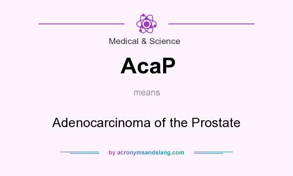 What does AcaP mean? It stands for Adenocarcinoma of the Prostate