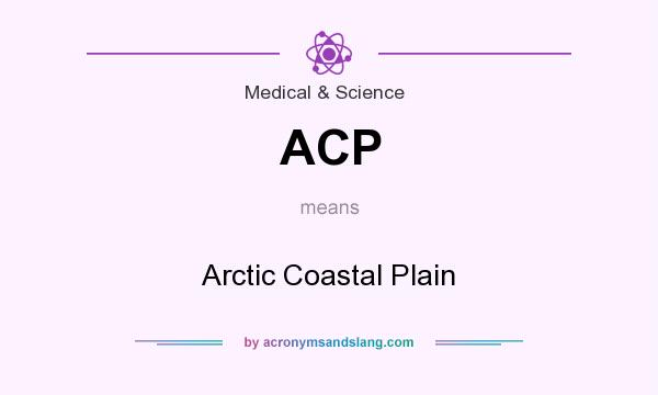 What does ACP mean? It stands for Arctic Coastal Plain