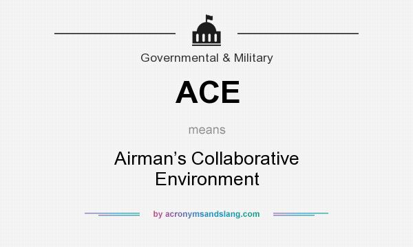 What does ACE mean? It stands for Airman’s Collaborative Environment
