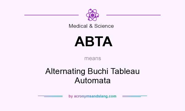 What does ABTA mean? It stands for Alternating Buchi Tableau Automata