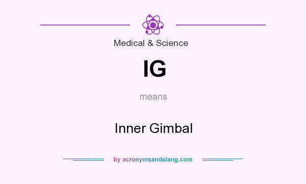 What does IG mean? It stands for Inner Gimbal