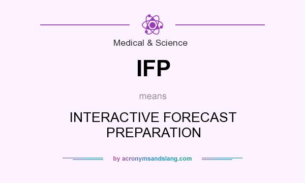 What does IFP mean? It stands for INTERACTIVE FORECAST PREPARATION