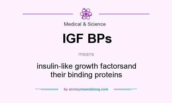 What does IGF BPs mean? It stands for insulin-like growth factorsand their binding proteins