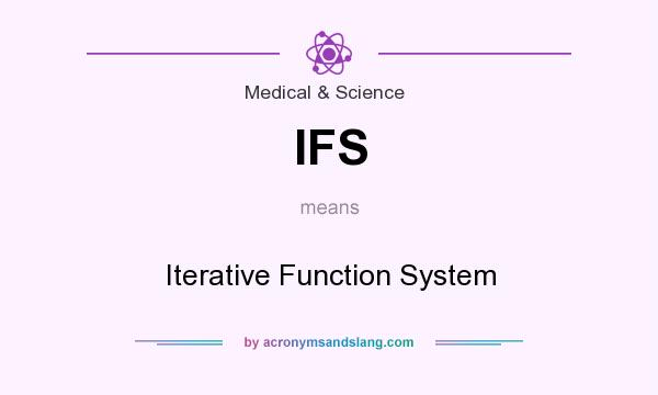 What does IFS mean? It stands for Iterative Function System