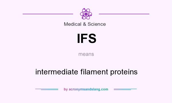 What does IFS mean? It stands for intermediate filament proteins