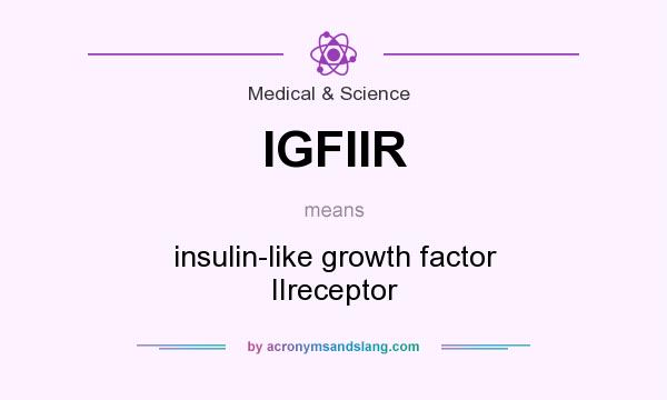 What does IGFIIR mean? It stands for insulin-like growth factor IIreceptor