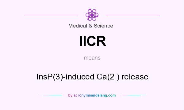 What does IICR mean? It stands for InsP(3)-induced Ca(2 ) release