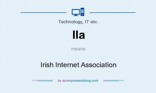 What does IIa mean? It stands for Irish Internet Association
