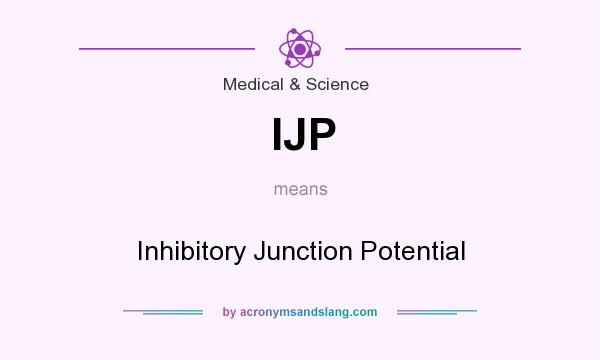 What does IJP mean? It stands for Inhibitory Junction Potential