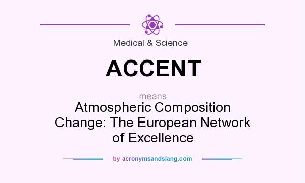 What does ACCENT mean? It stands for Atmospheric Composition Change: The European Network of Excellence