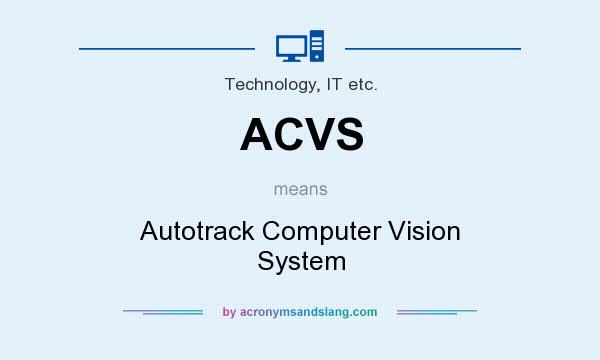 What does ACVS mean? It stands for Autotrack Computer Vision System