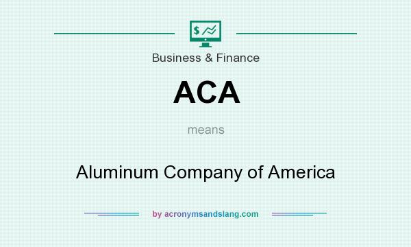 What does ACA mean? It stands for Aluminum Company of America