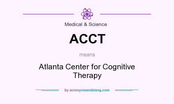 What does ACCT mean? It stands for Atlanta Center for Cognitive Therapy