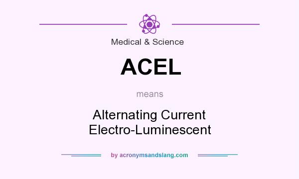 What does ACEL mean? It stands for Alternating Current Electro-Luminescent