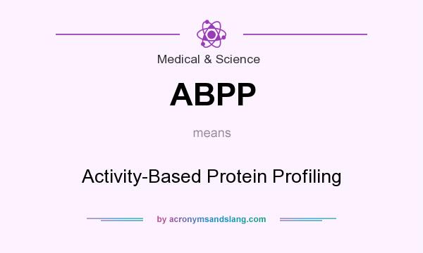 What does ABPP mean? It stands for Activity-Based Protein Profiling