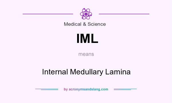 What does IML mean? It stands for Internal Medullary Lamina