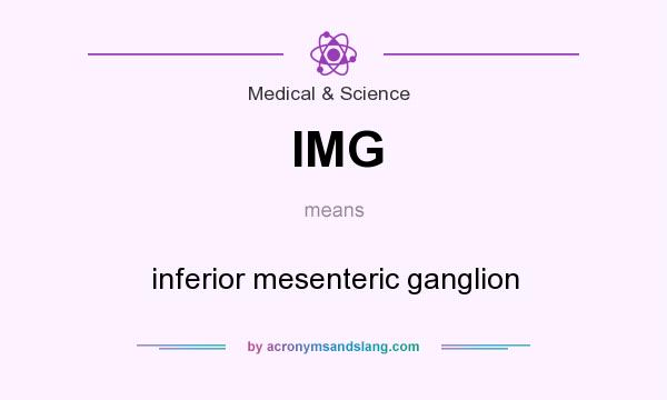 What does IMG mean? It stands for inferior mesenteric ganglion