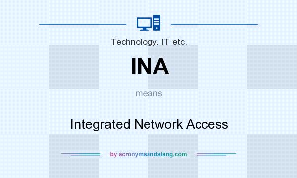 What does INA mean? It stands for Integrated Network Access