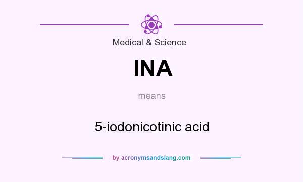 What does INA mean? It stands for 5-iodonicotinic acid