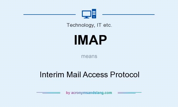 What does IMAP mean? It stands for Interim Mail Access Protocol