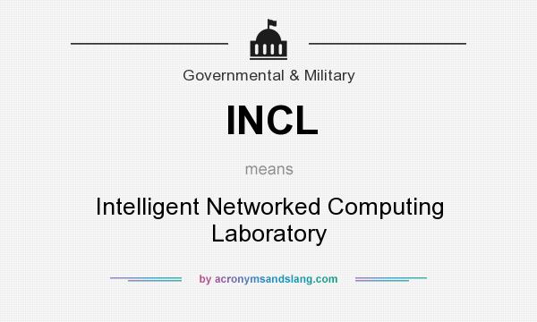 What does INCL mean? It stands for Intelligent Networked Computing Laboratory