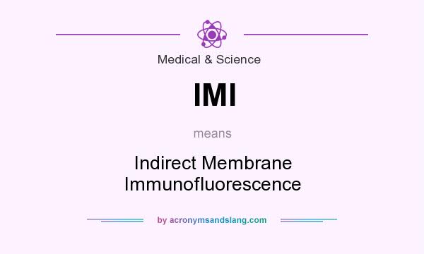 What does IMI mean? It stands for Indirect Membrane Immunofluorescence