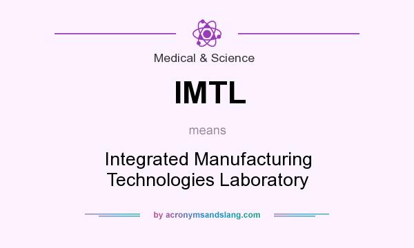 What does IMTL mean? It stands for Integrated Manufacturing Technologies Laboratory