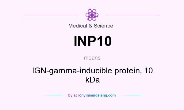 What does INP10 mean? It stands for IGN-gamma-inducible protein, 10 kDa