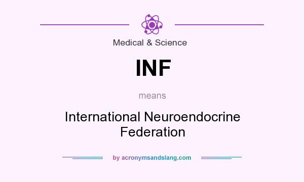 What does INF mean? It stands for International Neuroendocrine Federation