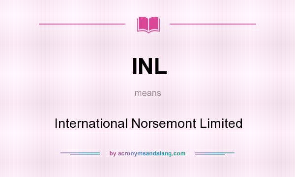 What does INL mean? It stands for International Norsemont Limited