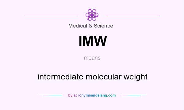 What does IMW mean? It stands for intermediate molecular weight