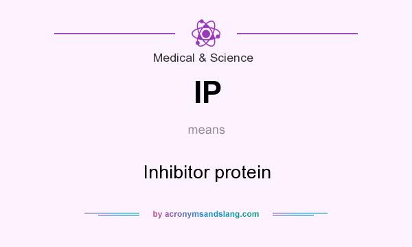 What does IP mean? It stands for Inhibitor protein