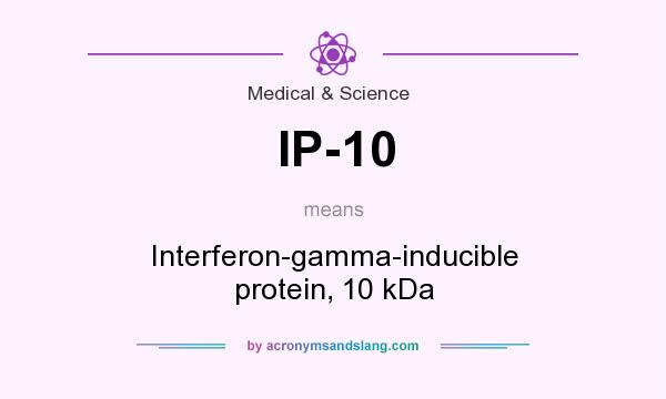 What does IP-10 mean? It stands for Interferon-gamma-inducible protein, 10 kDa