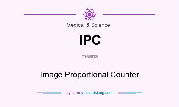 What does IPC mean? It stands for Image Proportional Counter